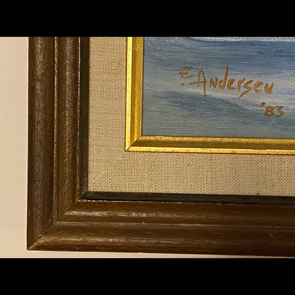 Charming Fishing boat Seascape “The Arielle Troller at La Push” by Anderson - Picture 5 of 16